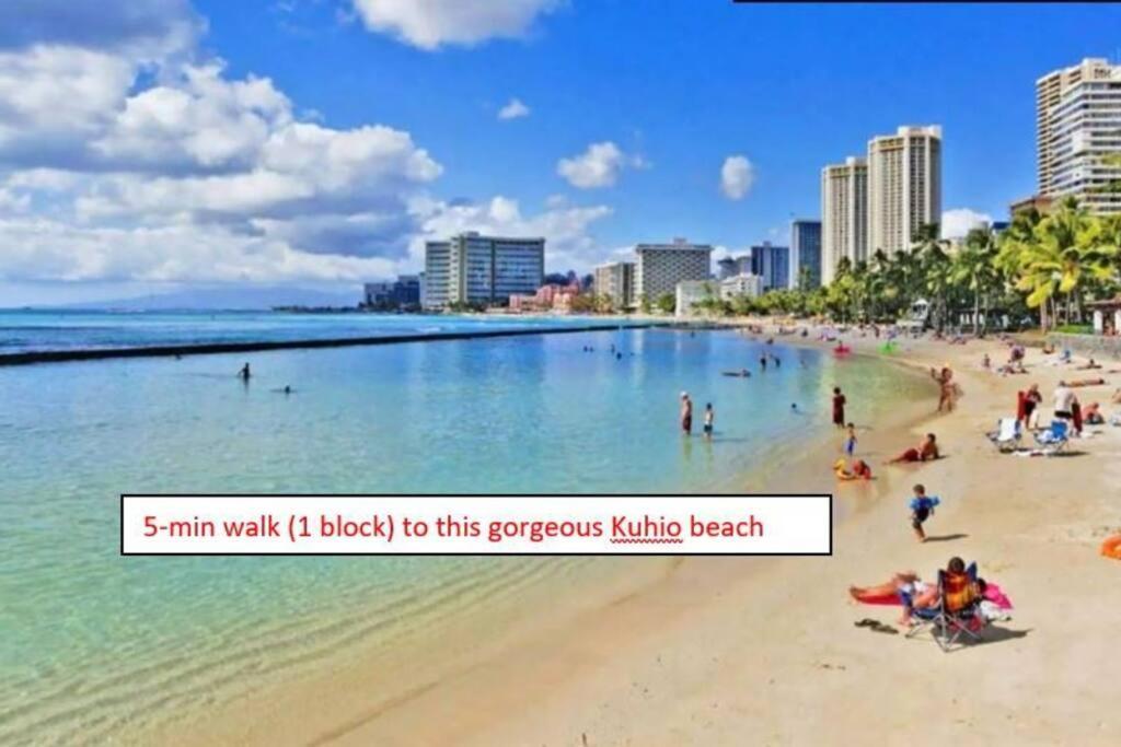 Huge Patio Washerdryer 1 Bedroom Banyan Free Parking 5 Min To Beach Honolulu Extérieur photo